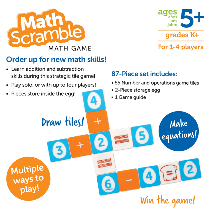 Math Scramble-Addition & Subtraction-Tools 4 Teaching-Classroom Decor and More