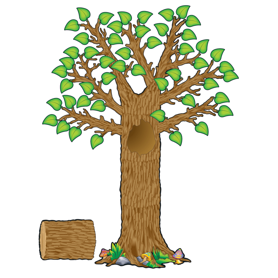 Seasonal Tree Bulletin Board Display Set-Bulletin Board Sets-Tools 4 Teaching-Classroom Decor and More