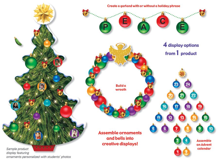 Christmas Tree Bulletin Board Set-Tools 4 Teaching-Classroom Decor and More