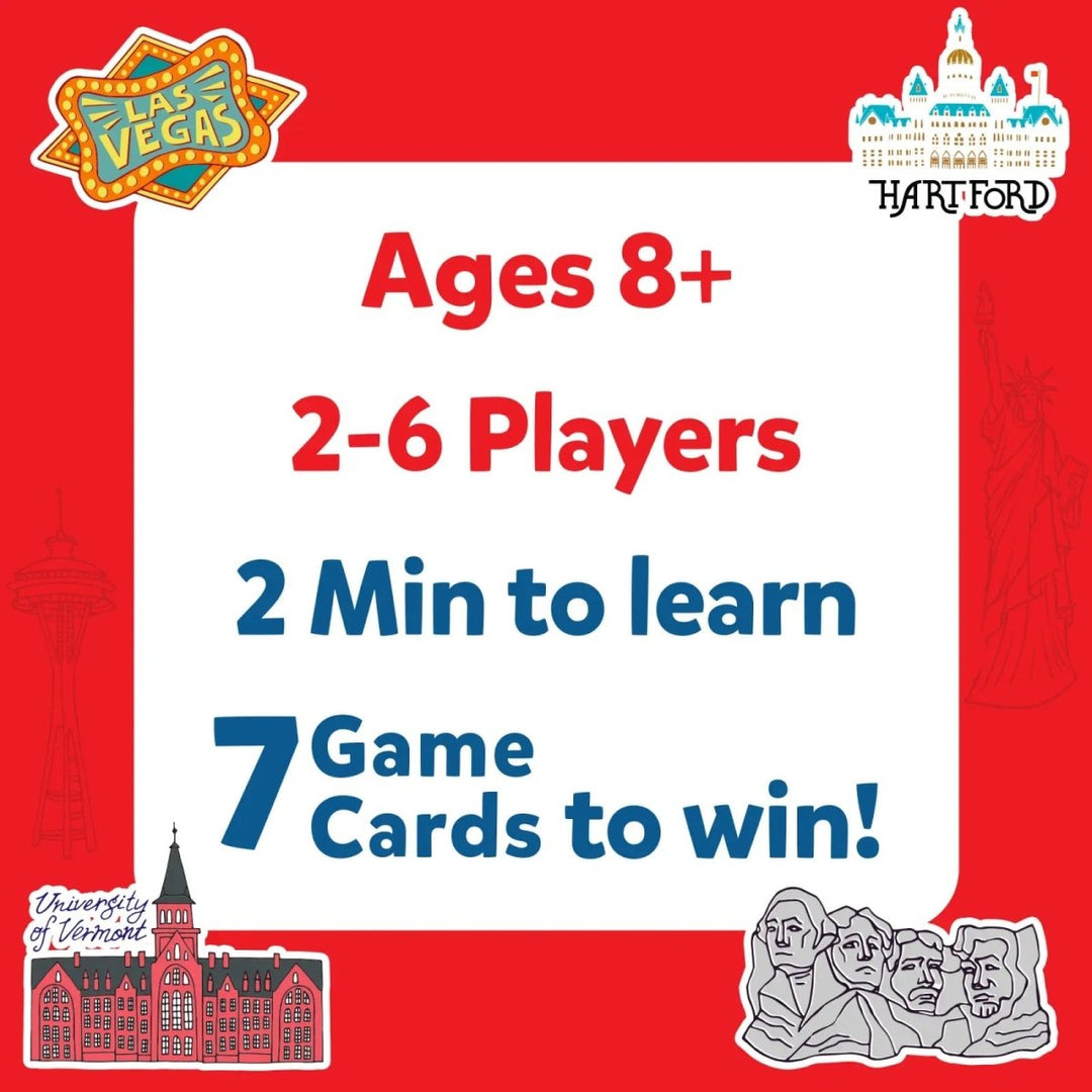 Guess in 10: States Of America | Trivia card game (ages 8+)-Craft Activity-Tools 4 Teaching-Classroom Decor and More