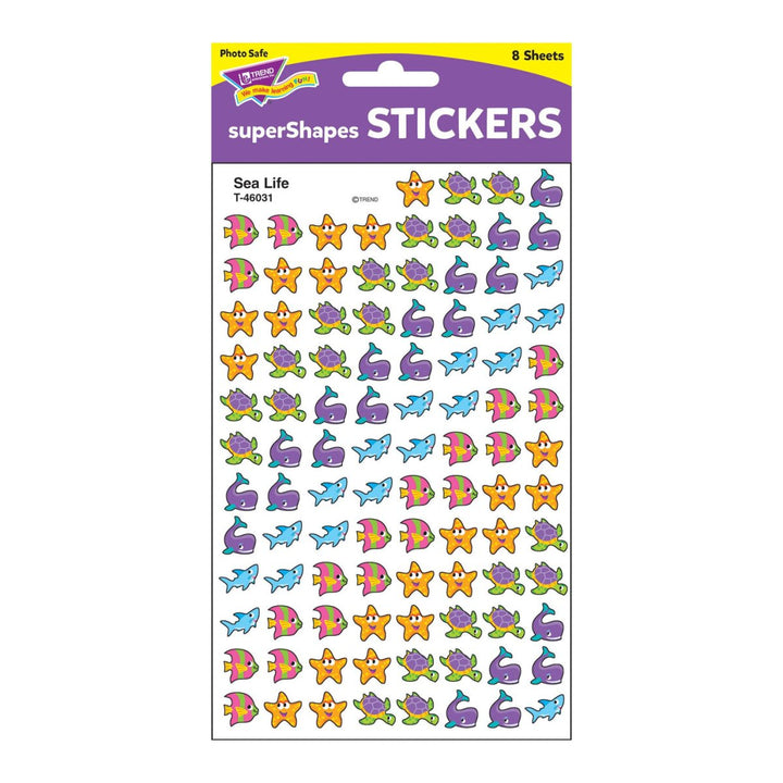 Sea Life superShapes Stickers-Stickers-Tools 4 Teaching-Classroom Decor and More