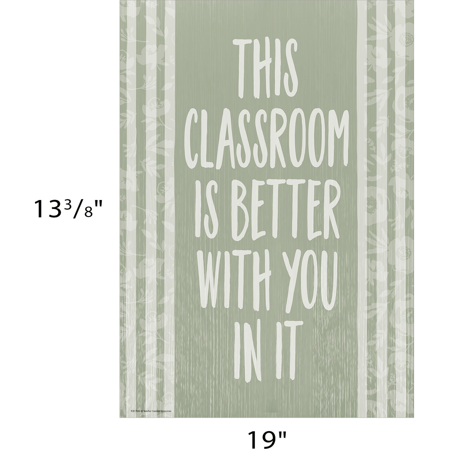 This Classroom Is Better with You in It Positive Poster-Posters-Tools 4 Teaching-Classroom Decor and More