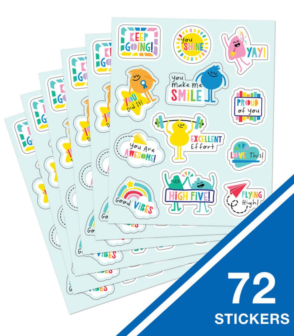 Happy Place Motivational Stickers-Stickers-Tools 4 Teaching-Classroom Decor and More