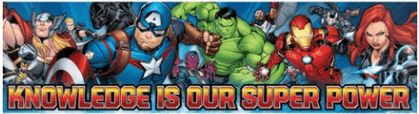 Marvel Banner Horizontal-Banner-Tools 4 Teaching-Classroom Decor and More
