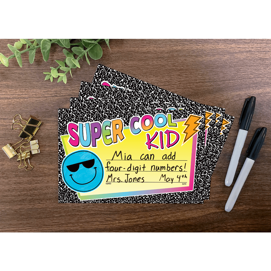 Brights 4Ever Super Cool Kid Awards-Awards-Tools 4 Teaching-Classroom Decor and More