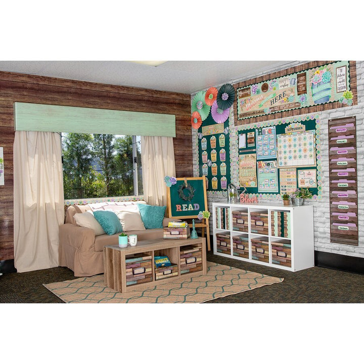 Better Than Paper® Bulletin Board Roll: Dark Wood-Bulletin Board Paper - Better Than Paper-Tools 4 Teaching-Classroom Decor and More