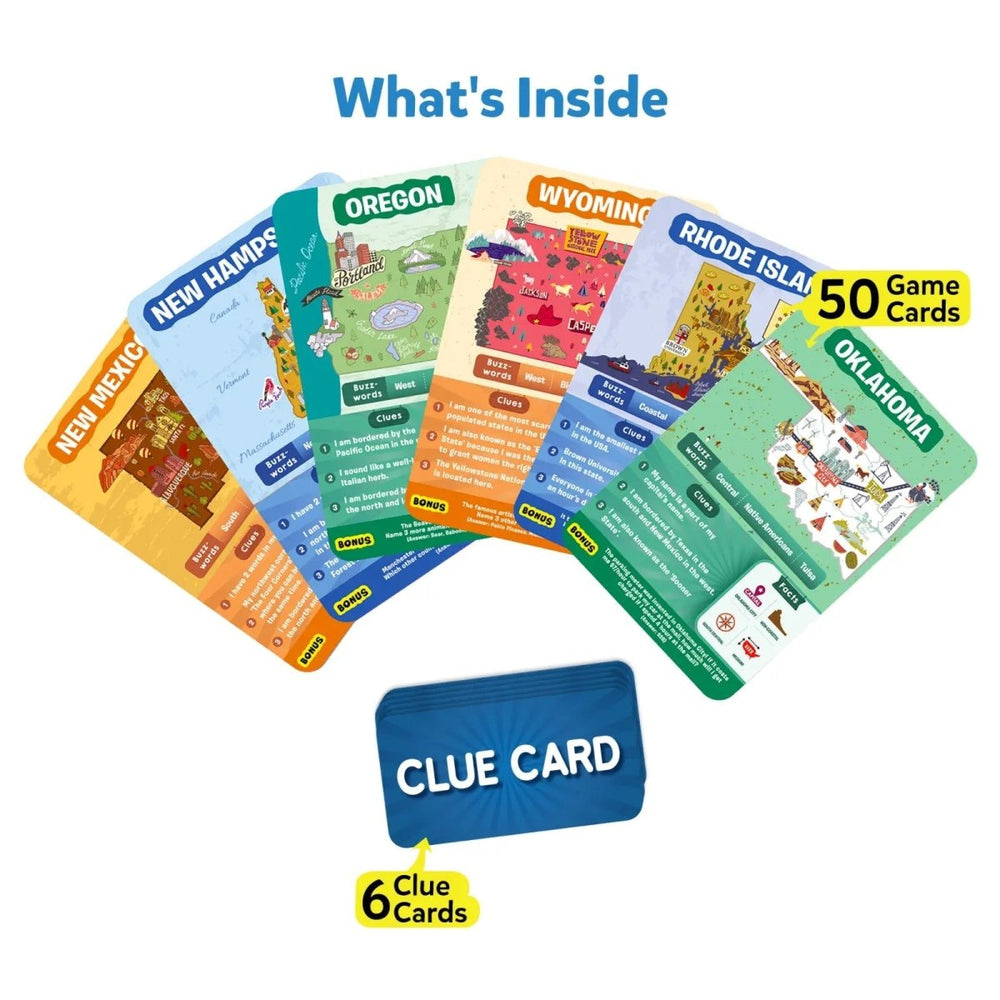 Guess in 10: States Of America | Trivia card game (ages 8+)-Craft Activity-Tools 4 Teaching-Classroom Decor and More