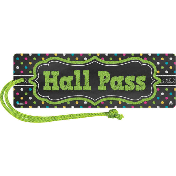Chalkboard Brights Magnetic Hall Pass-Hall Passes-Tools 4 Teaching-Classroom Decor and More