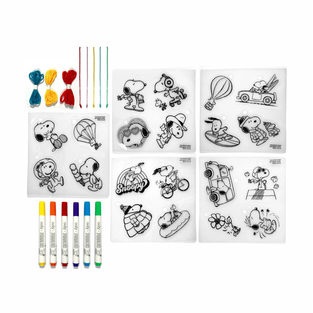 OOLY x Peanuts DIY Shrink Art Kit-Craft Activity-Tools 4 Teaching-Classroom Decor and More