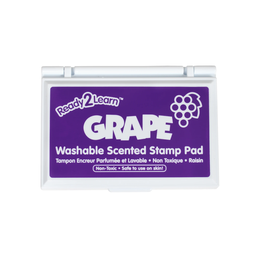 Washable Scented Stamp Pad - Purple (Grape)-Stamps &amp; Stamp Pads-Tools 4 Teaching-Classroom Decor and More