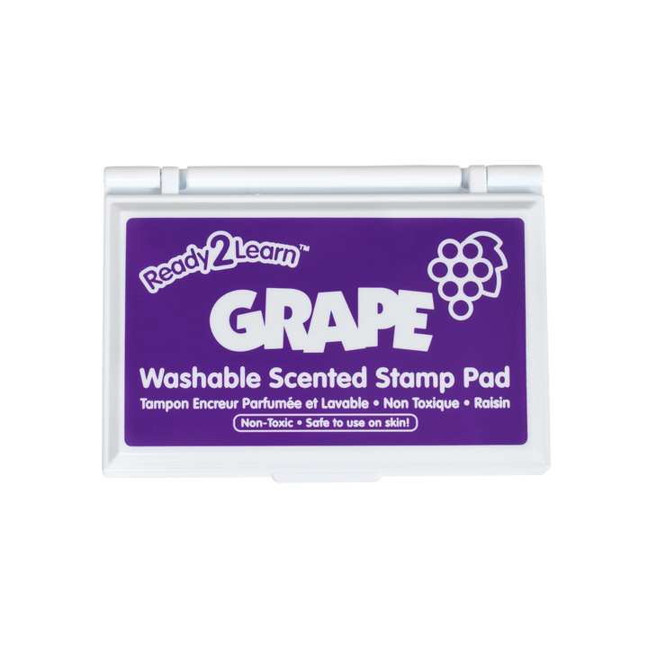 Washable Scented Stamp Pad - Purple (Grape)-Stamps &amp; Stamp Pads-Tools 4 Teaching-Classroom Decor and More