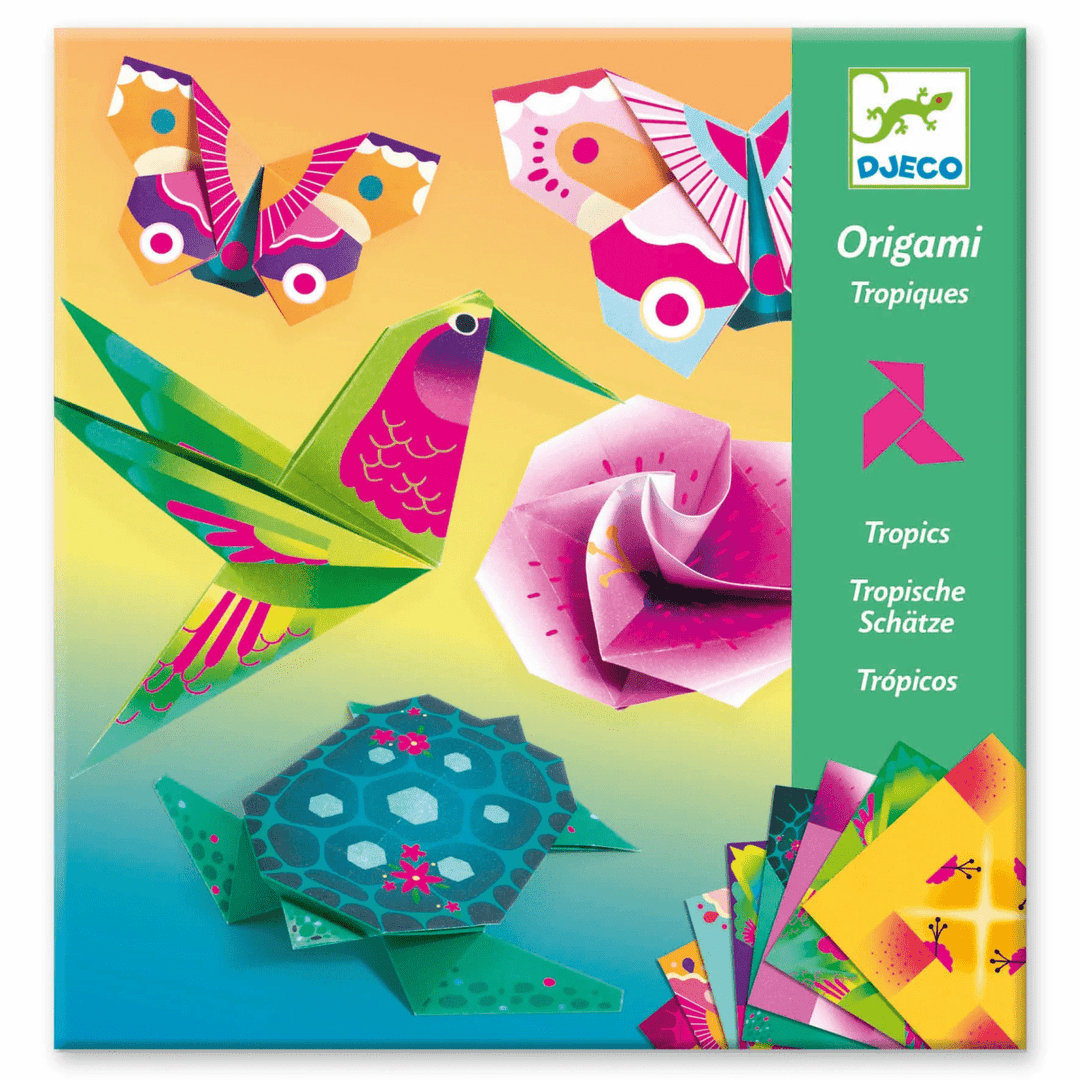 Tropics Origami Paper Craft Kit-Craft Activity-Tools 4 Teaching-Classroom Decor and More