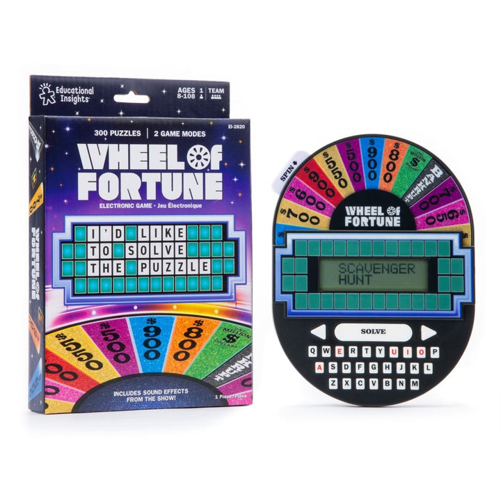 Wheel of Fortune Electronic Game-Games-Tools 4 Teaching-Classroom Decor and More