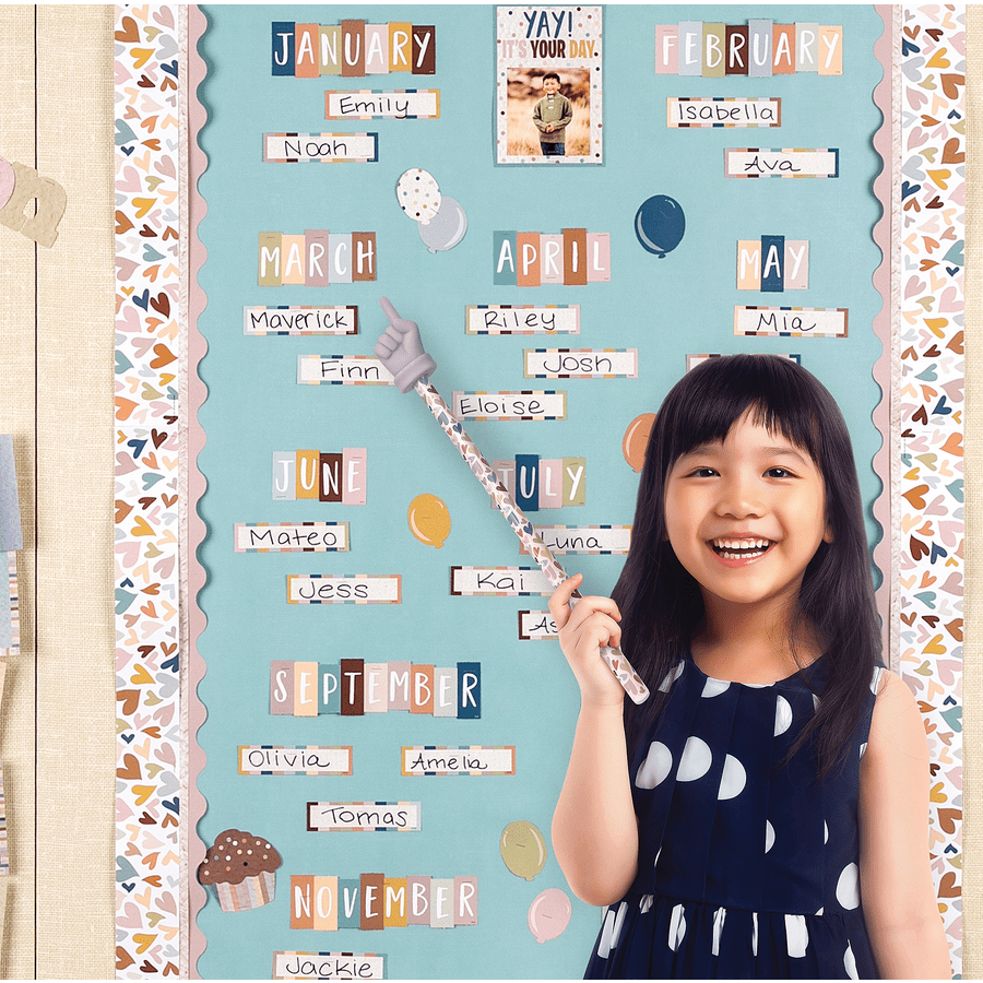 Everyone is Welcome Hearts Hand Pointer-Classroom Essentials-Tools 4 Teaching-Classroom Decor and More