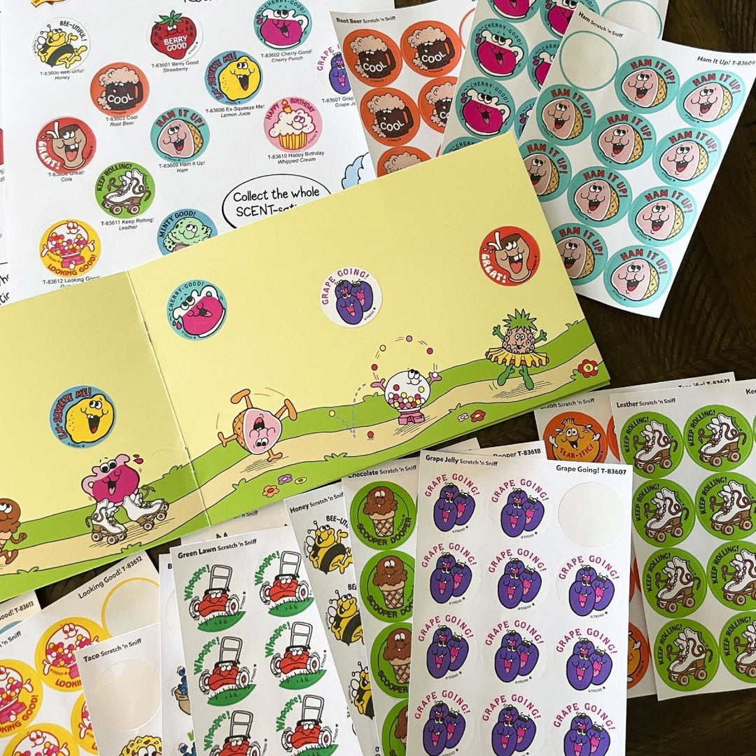 Stickers on Parade Sticker Collector Album (stickers sold separately)-Stickers-Tools 4 Teaching-Classroom Decor and More