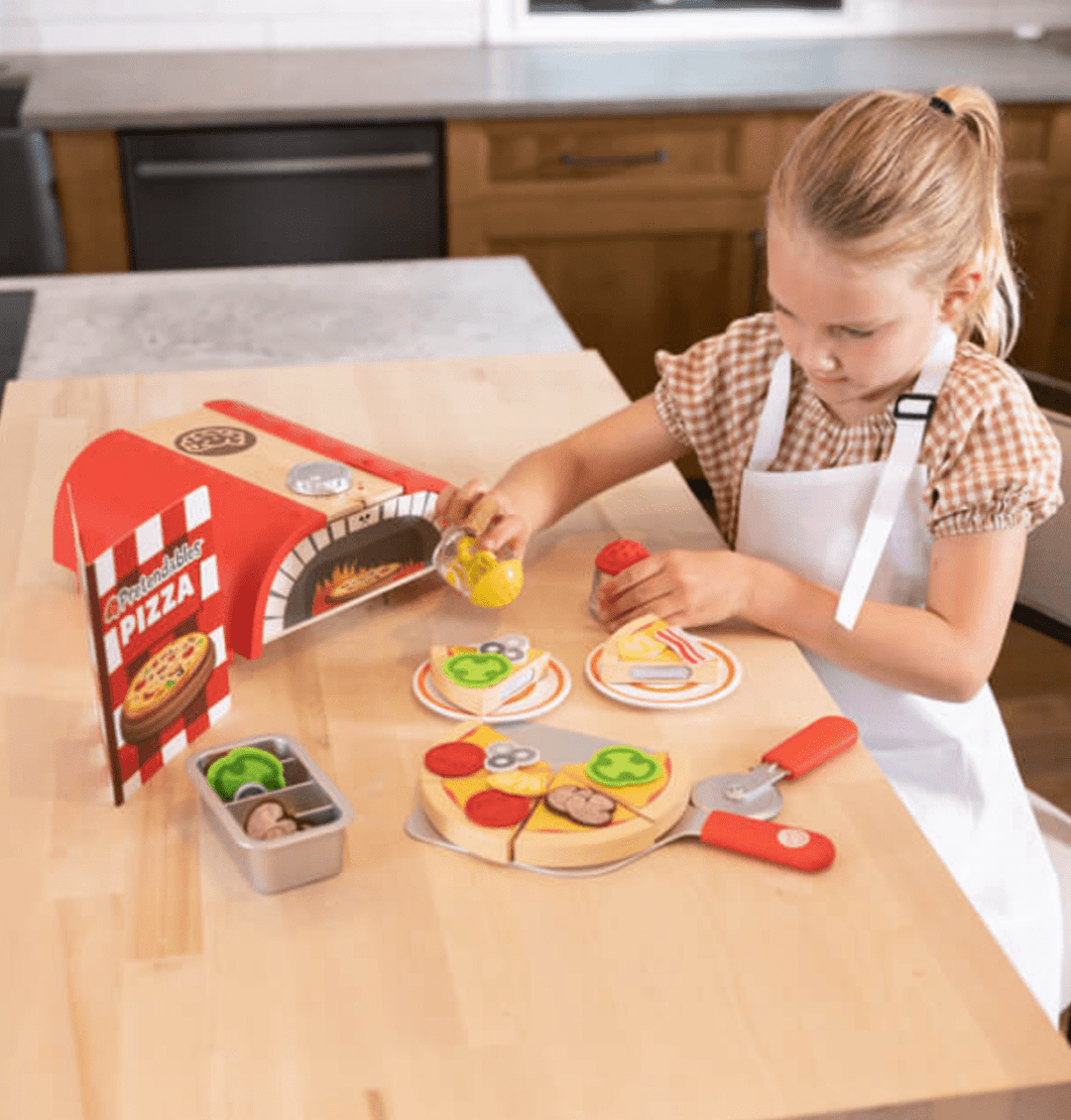 Pretendables Pizza Set-Play Food-Tools 4 Teaching-Classroom Decor and More