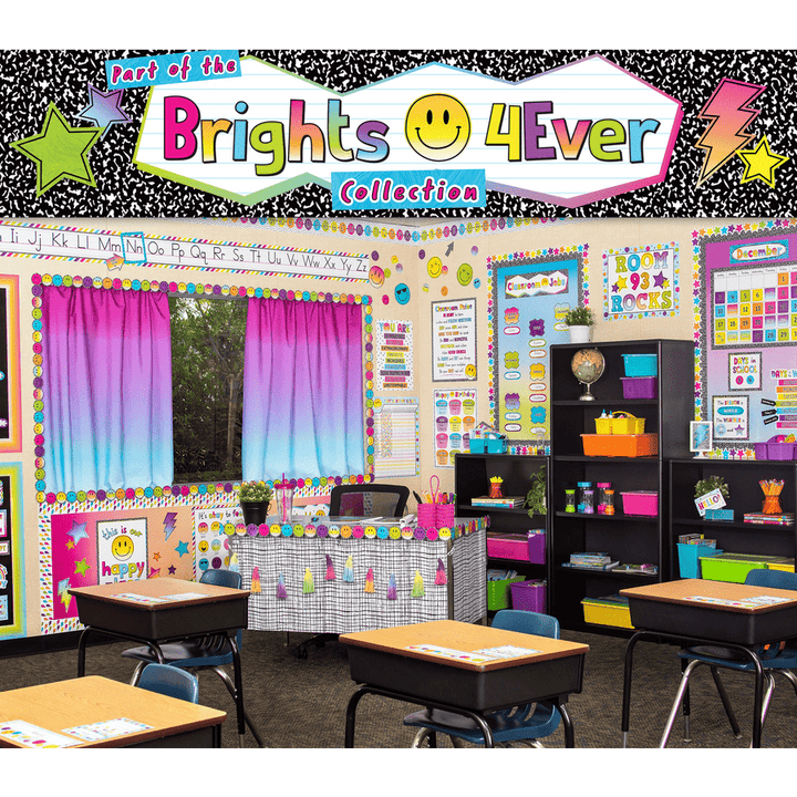 Brights 4Ever Stripes Magnetic Border-Borders-Tools 4 Teaching-Classroom Decor and More