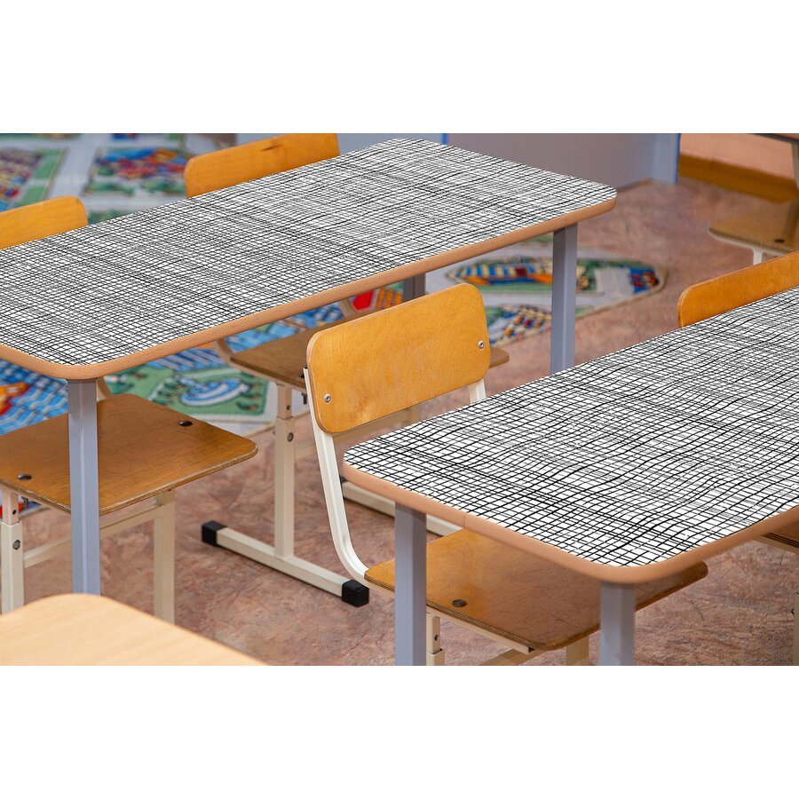 Black Freestyle Grid Peel and Stick Decorative Paper-Bulletin Board Paper - Fadeless-Tools 4 Teaching-Classroom Decor and More