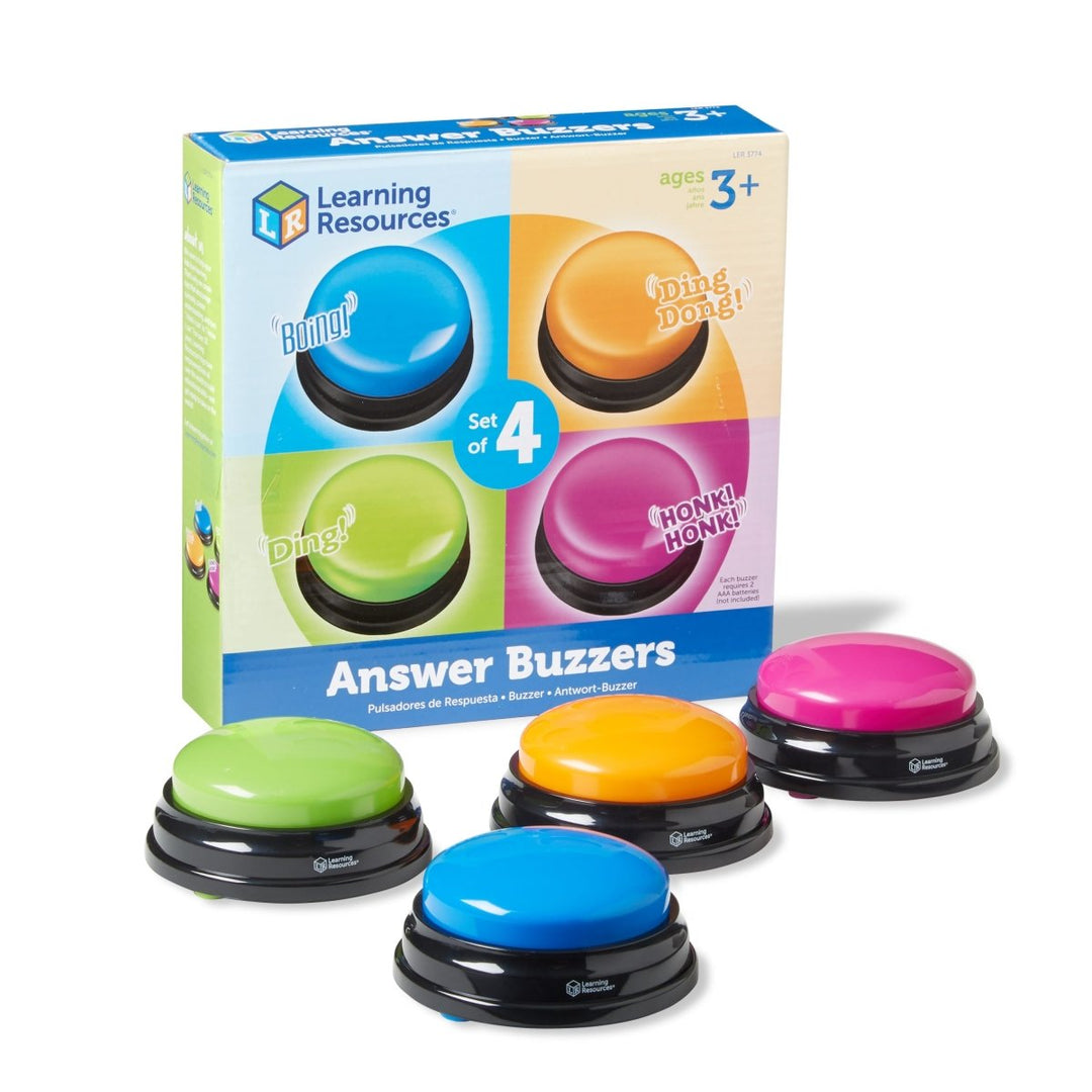 Answer Buzzers, Set of 4-Classroom Essentials-Tools 4 Teaching-Classroom Decor and More