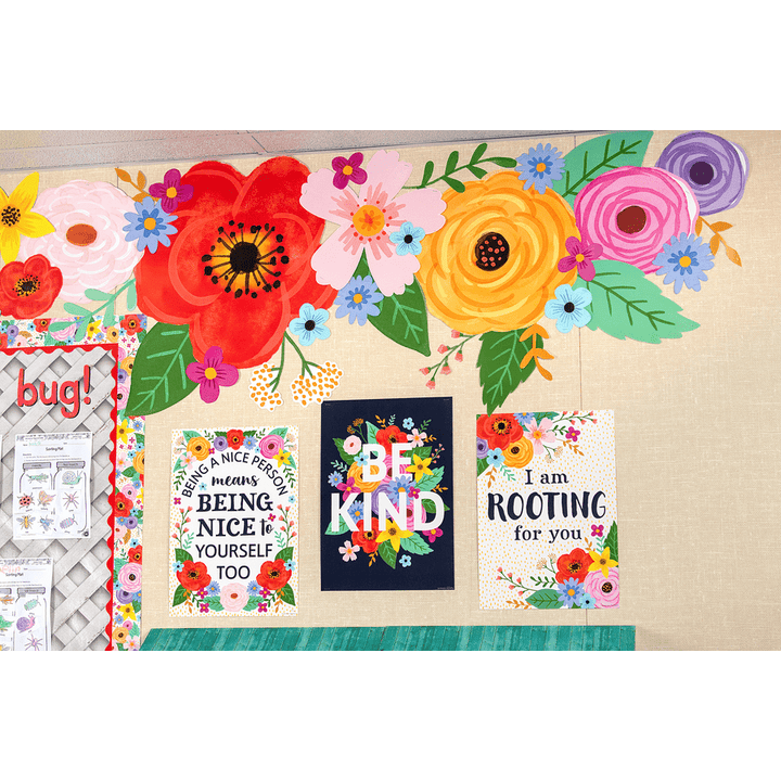 Wildflowers Being a Nice Person Positive Poster-Posters-Tools 4 Teaching-Classroom Decor and More