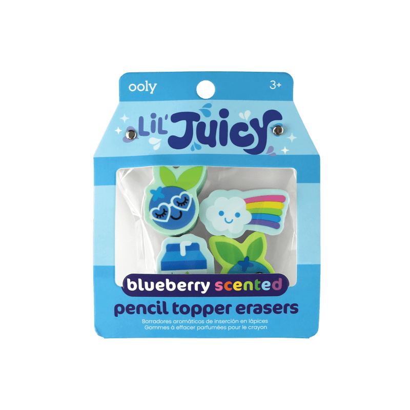 Lil’ Juicy Scented Topper Erasers (Blueberry)-Arts & Crafts-Tools 4 Teaching-Classroom Decor and More