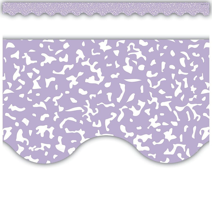 Composition Purple Scalloped Border Trim-Borders-Tools 4 Teaching-Classroom Decor and More