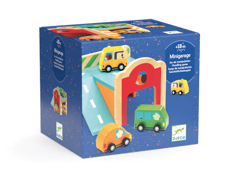 *Minigarage Wooden Automobile Set-Developmental-Tools 4 Teaching-Classroom Decor and More