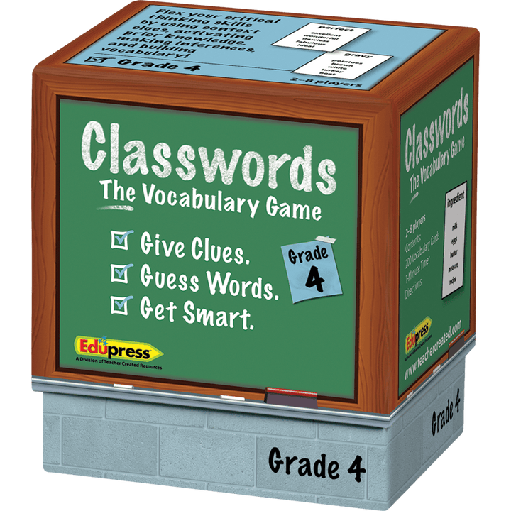 Classwords Grade 4-Subjects - Reading - Reading Manipulatives-Tools 4 Teaching-Classroom Decor and More