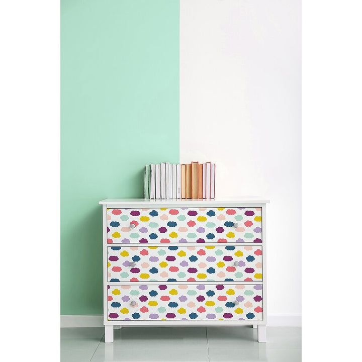 Oh Happy Day Clouds Peel and Stick Decorative Paper-Bulletin Board Paper - Better Than Paper-Tools 4 Teaching-Classroom Decor and More