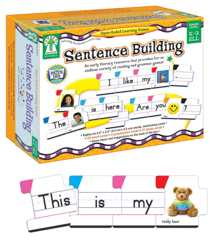 Sentence Building Board Game Grade K - 2 - Tools 4 Teaching