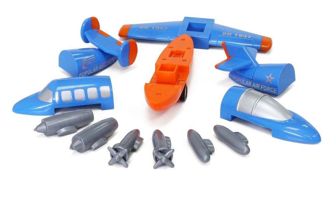 Magnetic Build-A-Plane (Assorted Colors)-Vehicles & Construction-Tools 4 Teaching-Classroom Decor and More