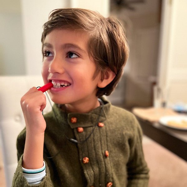 Ark's Krypto-Bite® Chewable Gem Necklace - Royal Blue, XXT / Very Firm-Sensory Play-Tools 4 Teaching-Classroom Decor and More