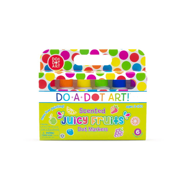 Do-A-Dot Art! Juicy Fruits Scented 6 Pack Dot Markers-Do A Dot-Tools 4 Teaching-Classroom Decor and More