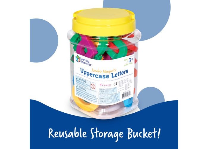 Jumbo Uppercase Magnetic Letters-Subjects - Reading - Alphabet-Tools 4 Teaching-Classroom Decor and More