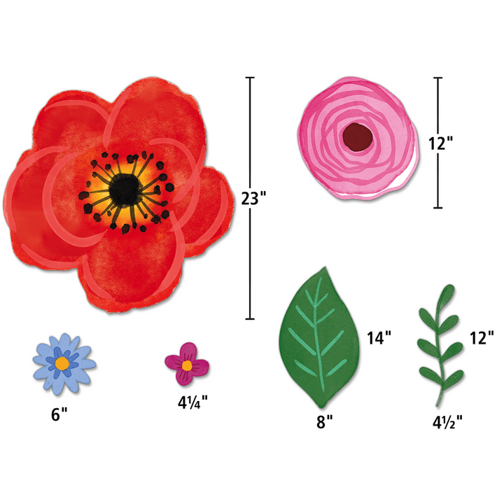 Wildflowers Bulletin Board-Bulletin Board Sets-Tools 4 Teaching-Classroom Decor and More