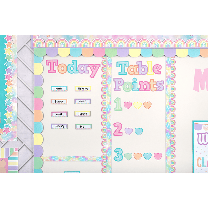 Pastel Pop Hearts Mini Accents-Tools 4 Teaching-Classroom Decor and More