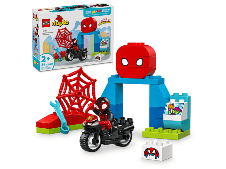 LEGO® DUPLO® Marvel Spin’s Motorcycle Adventure-LEGO-Tools 4 Teaching-Classroom Decor and More