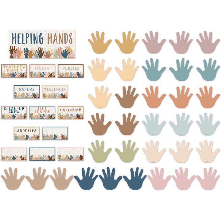 Everyone is Welcome Helping Hands Mini Bulletin Board-Mini Bulletin Boards-Tools 4 Teaching-Classroom Decor and More