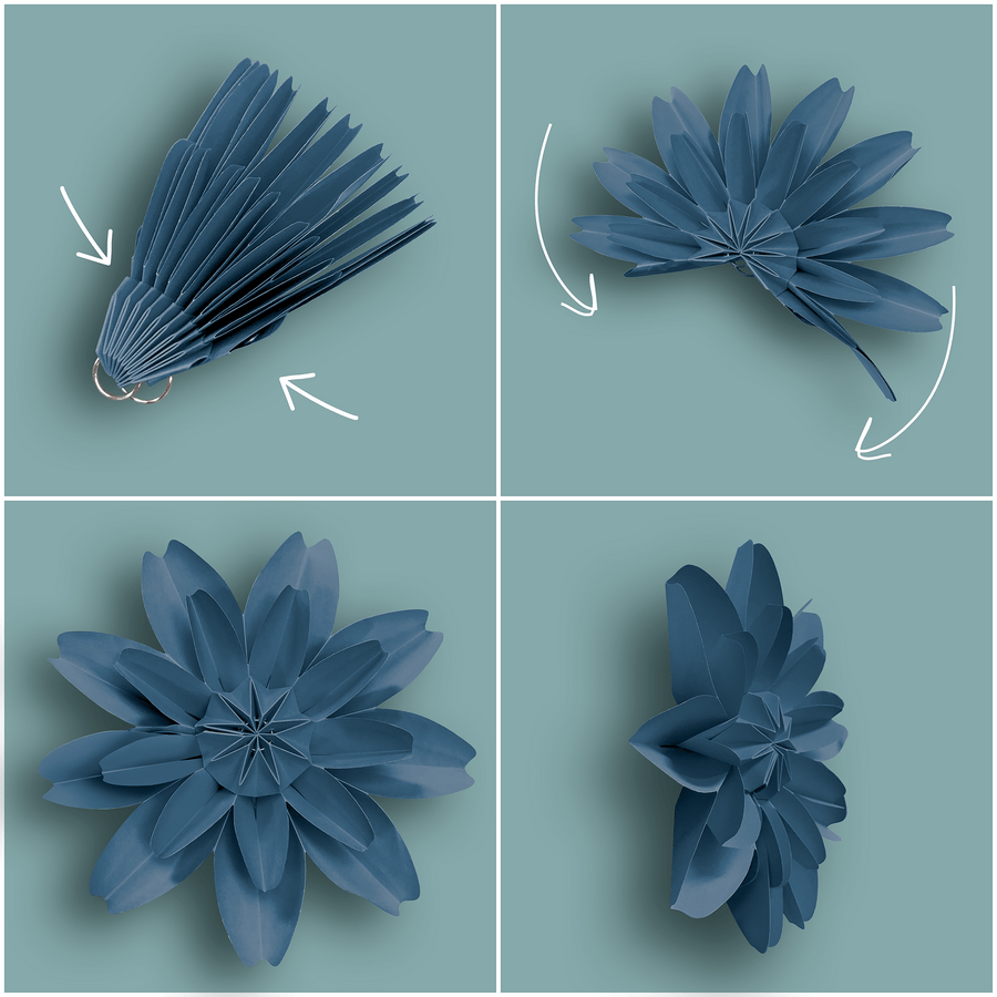 Calming Colors Paper Flowers-Decor-Tools 4 Teaching-Classroom Decor and More