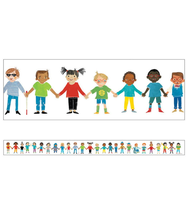 All Are Welcome: Kids Straight Bulletin Board Borders-Borders-Tools 4 Teaching-Classroom Decor and More