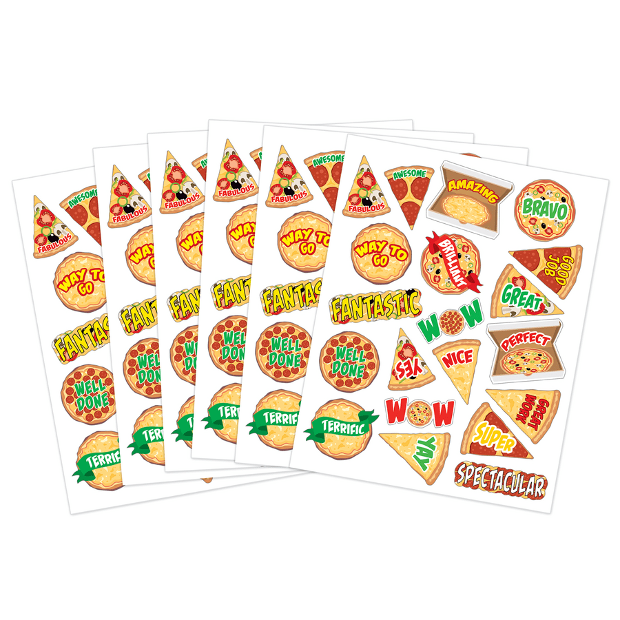 Pizza Stickers-Stickers-Tools 4 Teaching-Classroom Decor and More