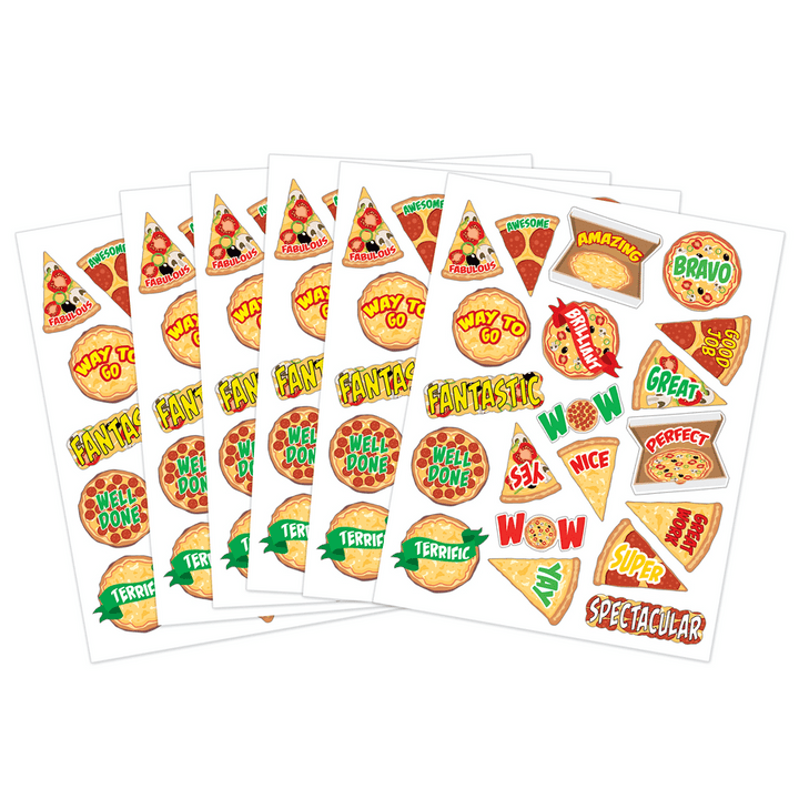 Pizza Stickers-Stickers-Tools 4 Teaching-Classroom Decor and More
