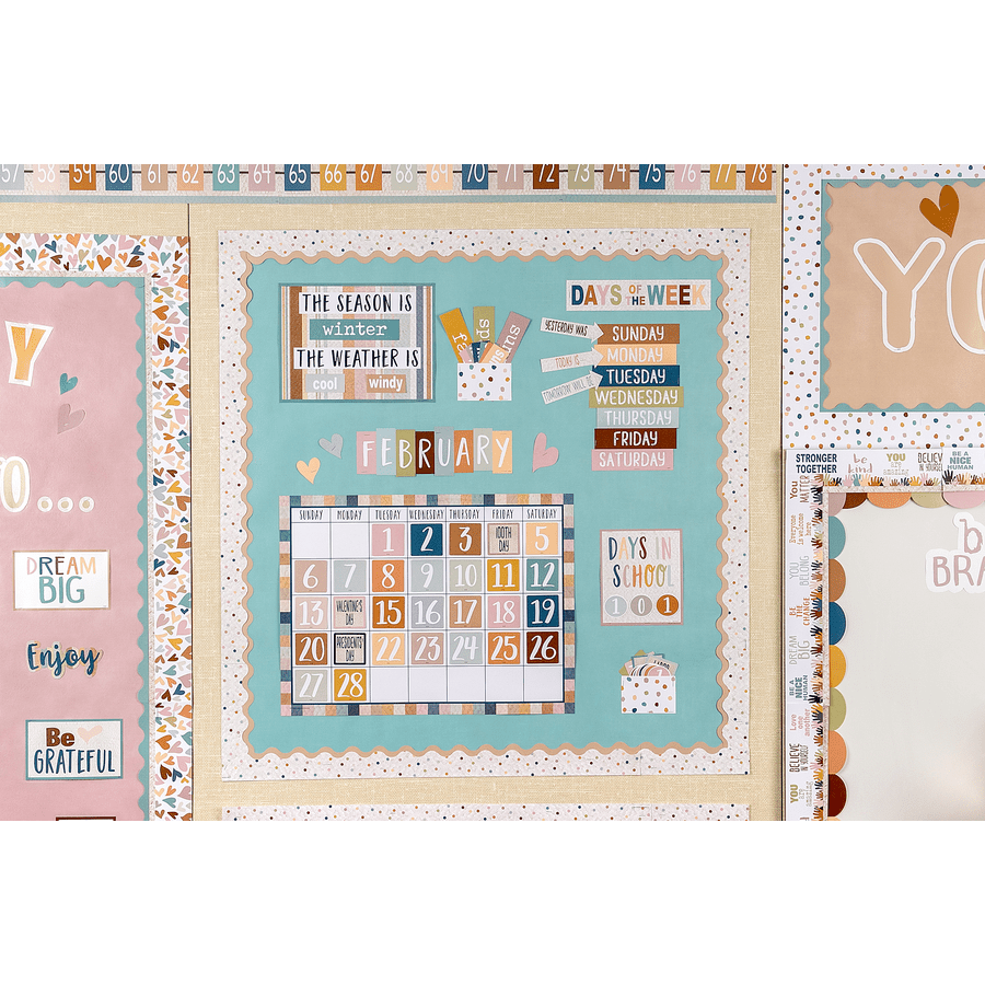 Scalloped Border Trim: Light Brown-Borders-Tools 4 Teaching-Classroom Decor and More