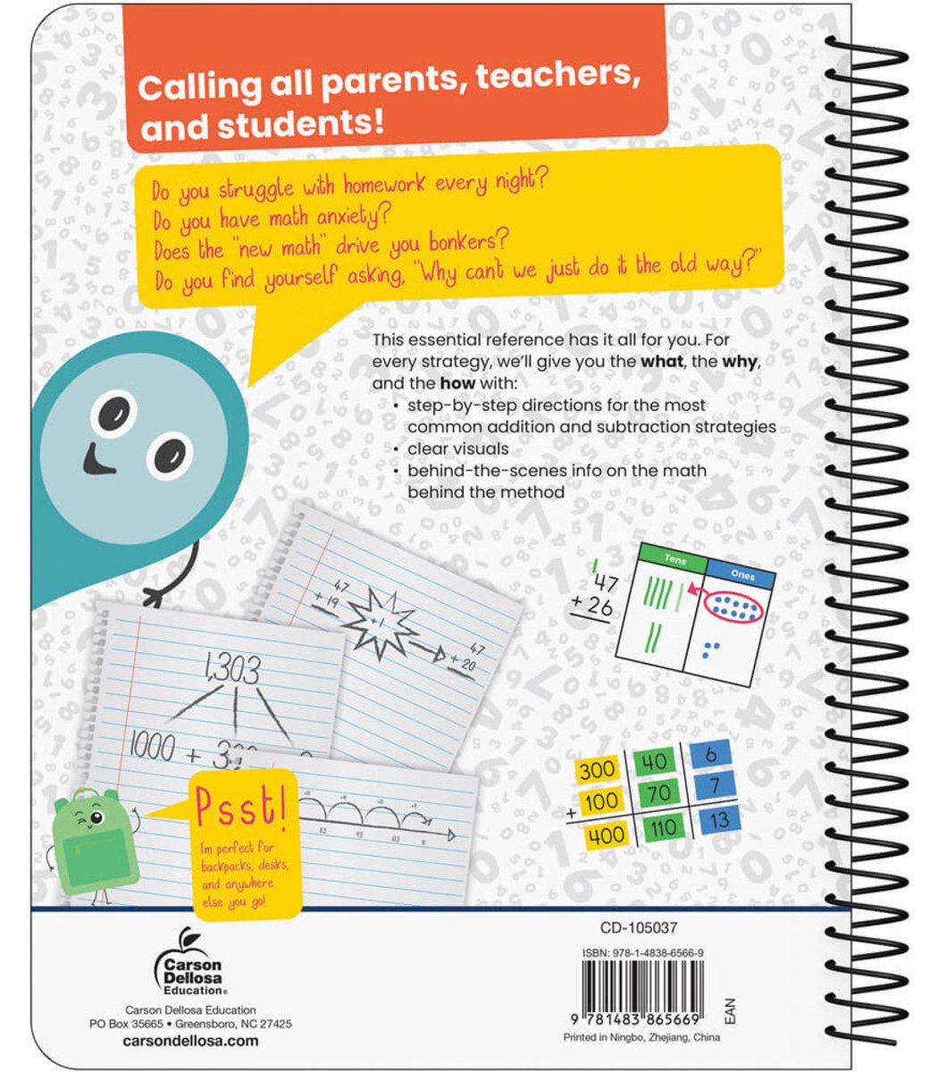 Addition & Subtraction Strategies Resource Book Grade 2-3 Spiral-Math Books-Tools 4 Teaching-Classroom Decor and More