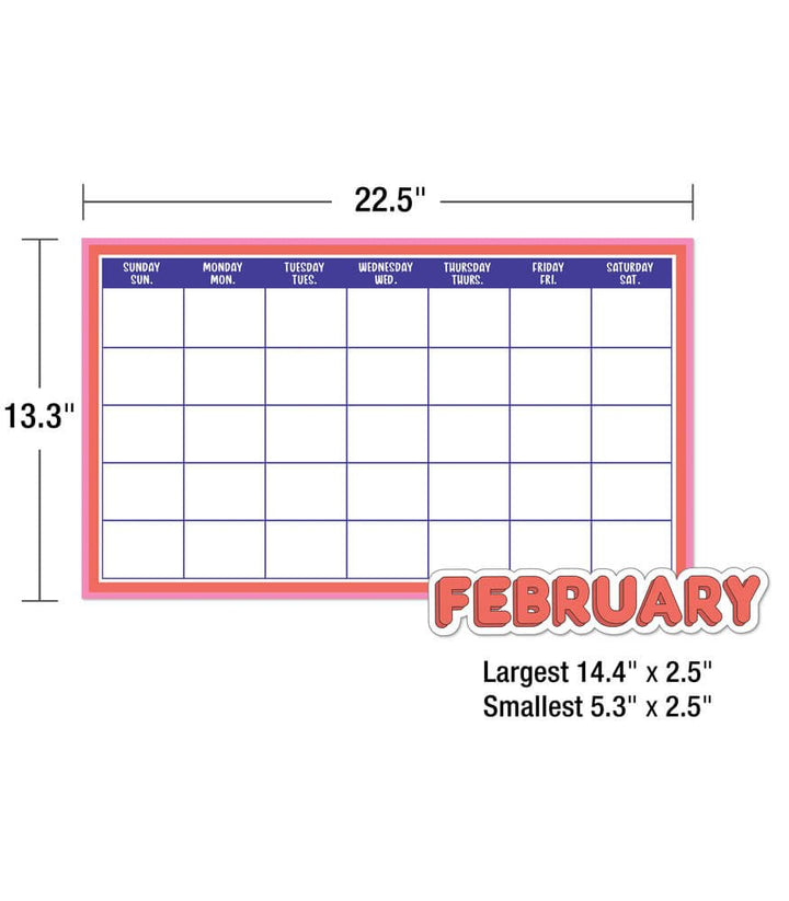 *We Stick Together Calendar Bulletin Board Set-Bulletin Board Sets-Tools 4 Teaching-Classroom Decor and More