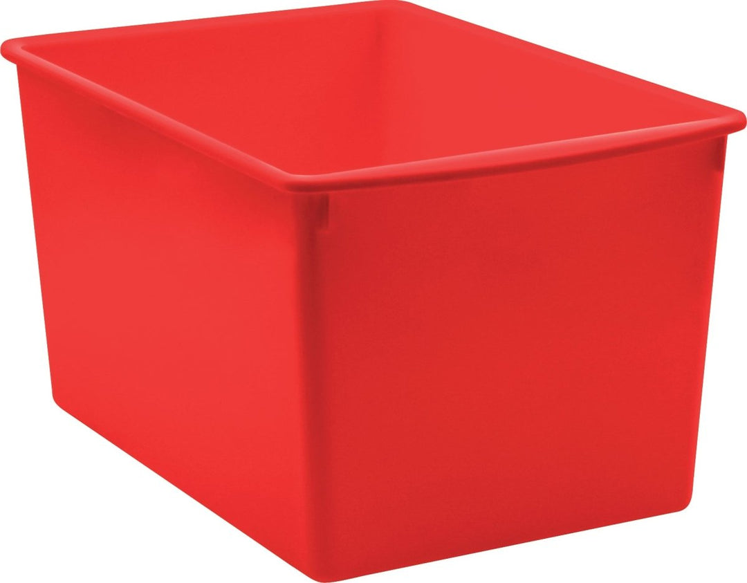 Plastic Multi-Purpose Bin: Red-Organization-Tools 4 Teaching-Classroom Decor and More
