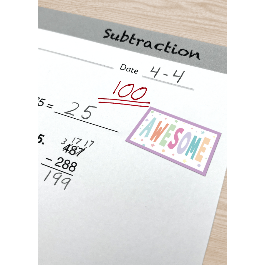 Pastel Pop Stickers-Stickers-Tools 4 Teaching-Classroom Decor and More