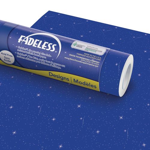 Fadeless® Bulletin Board Art Paper 47.25" X 12' - Night Sky-Bulletin Board Paper - Fadeless-Tools 4 Teaching-Classroom Decor and More
