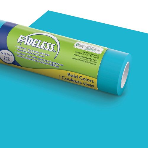 Fadeless® Bulletin Board Art Paper 47.25" X 12' - Azure-Bulletin Board Paper - Fadeless-Tools 4 Teaching-Classroom Decor and More