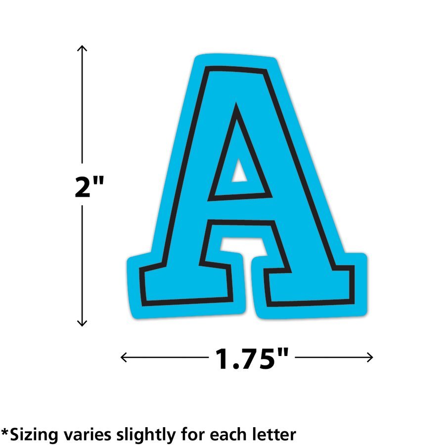 Brights 4Ever 2" Bold Block Self-Adhesive Letters Uppercase-Letters-Tools 4 Teaching-Classroom Decor and More